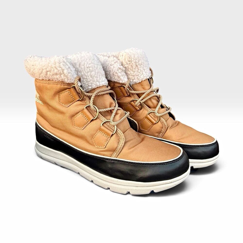 SOREL Explorer Carnival Women’s Waterproof Insulated Winter Boots – Size 12